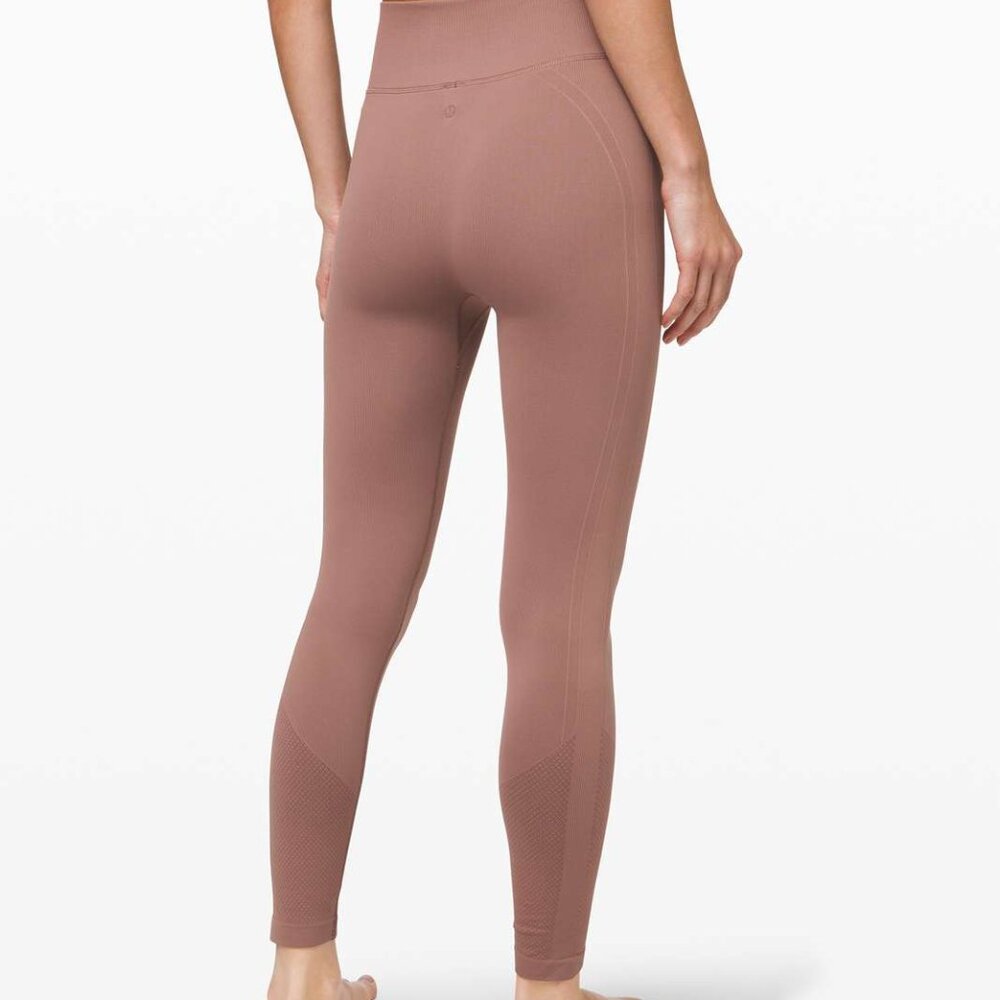Lululemon Ebb to Street Tight in Spanish Oak, Seamless - Size 2-4